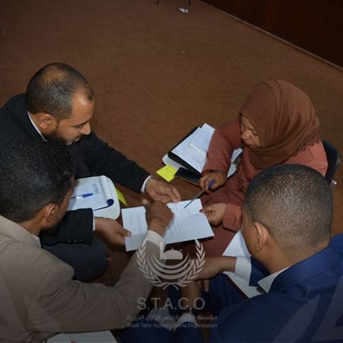 A workshop entitled (writing a CV in English)