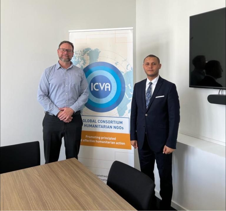 Sheikh Taher Al-Zawi Charitable Foundation – S.T.A.C.O meets with the International Confederation of Non-Governmental Organizations (ICVA)