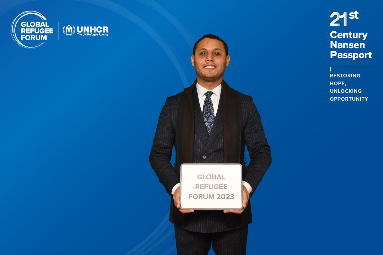 Chairman of the Board of Directors participates in the World Refugee Conference.