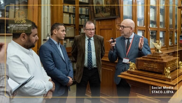 STACO Chairman Visits the Russian National Library in Saint Petersburg